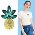 thumbnail image 2 of Broche de cristal de piña brillante JAMW joyería de moda regalo, 2 of 5