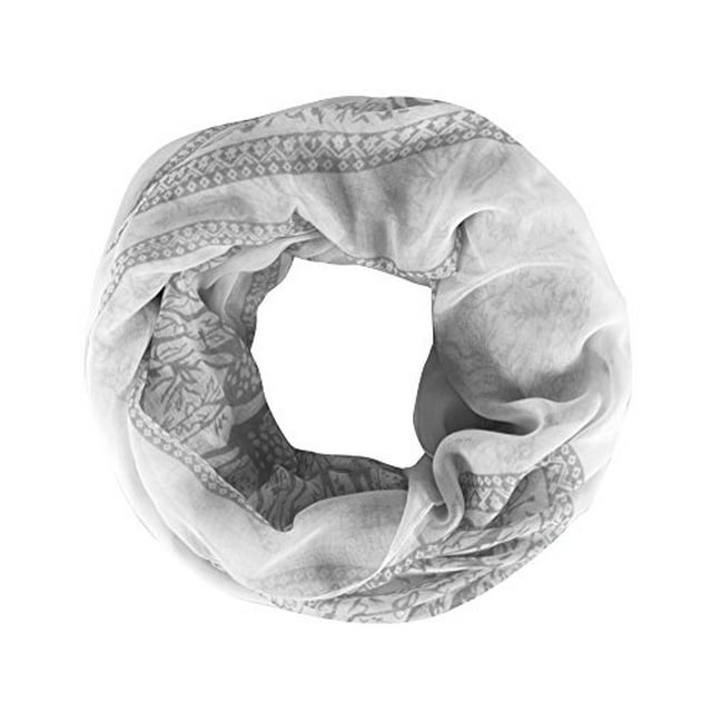 Peach Couture Foulard Boucle Design Nature Imprimé Animal Extravagant Cerf