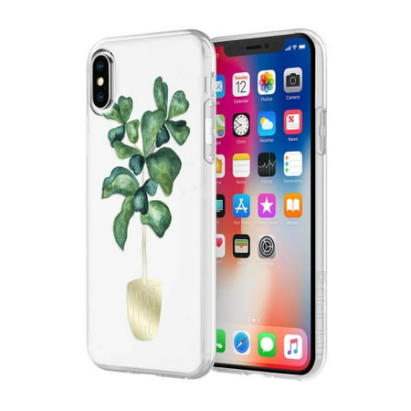 Incipio Fiddle Leaf Fig iPhone X Case [Mint Gardener Sarah Simon x Incipio] for iPhone X