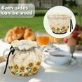 thumbnail image 2 of ZUXONGSY Sunflower Tea Cosy for Small Teapot Tea Pots Cosy with Elastic Band Tea Pot Cover Insulation Breakfast Warmer Tea Pot Stain Resistant Cover Soft Fabric for Home Kitchen, 2 of 6