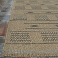 thumbnail image 4 of Couristan Naturalistic Sonoran Indoor/ Outdoor Area Rug, Natural-Charcoal, 7'10" x 10', 4 of 7