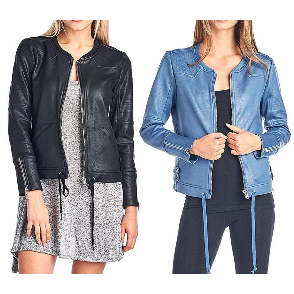 Tough Cookie Clothing Tough Cookie's Women's Faux Leather Motorcycle