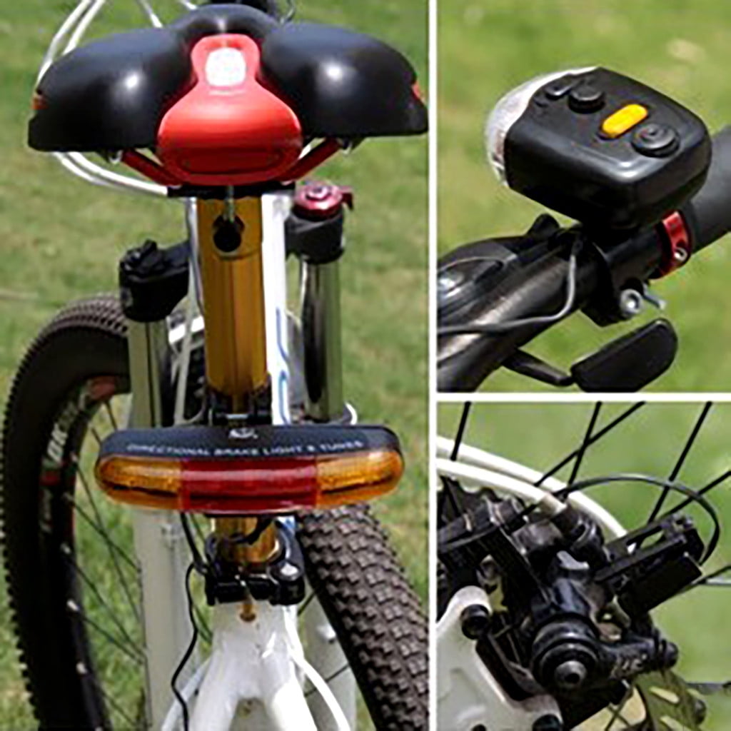 Ebike Electric Bicycle Headlight Front Rear Taillight Turning/Brake Light & Horn 