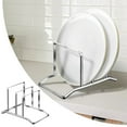 thumbnail image 2 of Stainless Steel Rack Cutting Board Holder Stand for Efficient Kitchen Organization Versatile Cutting Board and Pot Lid Rack Kitchen Storage Solution, 2 of 5