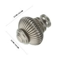 thumbnail image 2 of Shisuyan 2pcs Curtain Rod Finials Decorative End Caps Window Treatment Finials Drapery Rods Replacement Finial End Plugs For Home Office, 2 of 8