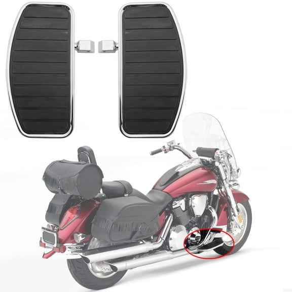 Front Floorboard Footboard Fit for Honda VTX 1800 1300 Yamaha V-STAR XVS400 XV250