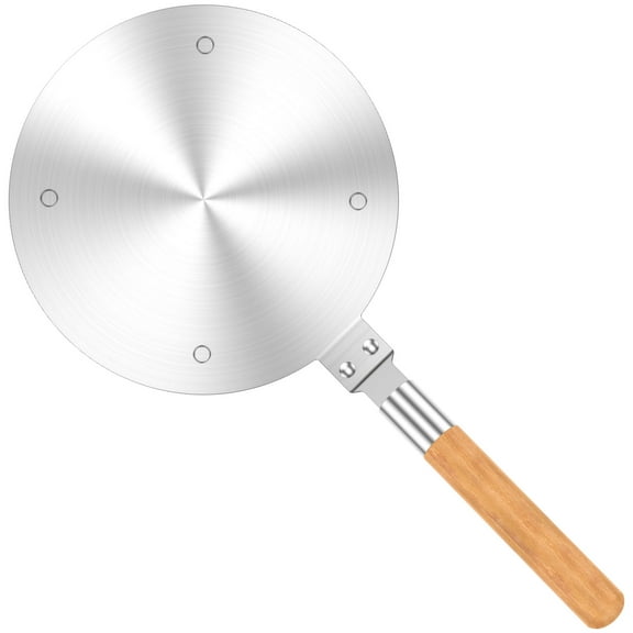 Austok Gas Stove Diffuser Plate 3 Layers Heat Diffusion Plate With Detachable Wood Handle Uniform Heat Conduction Induction Adapter Plate for Gas Stove Induction Cooker