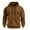 Brown, variant on TOWED22 Men Hoodie Sweatshirt Casual Solid Color Hooded Sweater with Pockets Top Hoodie(Wine,XL)