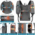 thumbnail image 2 of Mochila de Senderismo Esup Plegable Ligera 15L (Gris), 2 of 7