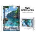 thumbnail image 4 of Disketp Tropical Paradise Window View Custom Puzzle Personalized Puzzles 1000 Pieces, Customized Picture Puzzle for Adult and Teens((29.5×19.7in, Vertical), 4 of 9