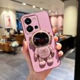thumbnail image 1 of Funda Vivo Y35/V25/Y15S/Y01/Y20/Y11S/Y22S Astronaut Stand Phone Case YHY, 1 of 4