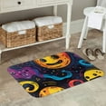 thumbnail image 7 of Honeii Playful Ghosts Night Sky Pattern Door Mat, Welcome Door Mats Outdoor Indoor, Stain and Fade Resistant, Non-Slip Entry Matfor Bedroom, Bathroom, Kitchen, 7 of 7