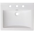 thumbnail image 2 of American Imaginations 35.5-in. W 1 Hole Ceramic Top Set In White Color AI-24326, 2 of 9