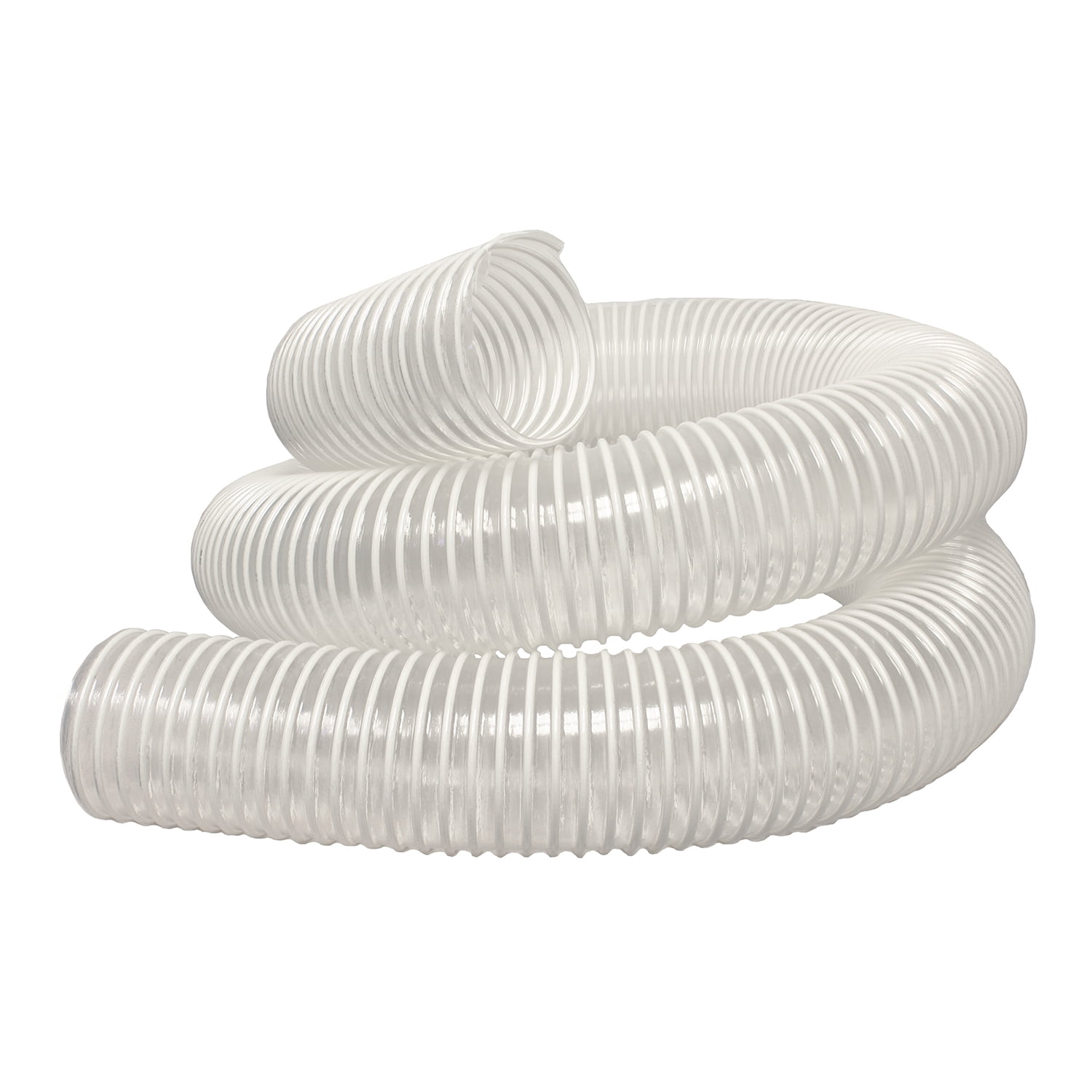 DCT Wood Dust Collection Hose 4” Inch x 10’ Foot Flexible Dust