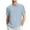 Sky Blue, variant on Ashirexll T Shirts for Man, Big and Tall Shirts for Men, Casual Loose Turndown Collar Button Shirts for Summer Vacation