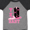 thumbnail image 4 of Inktastic Pink Texas Cowboy Baby Girls Baby Bodysuit, 4 of 5