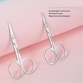 thumbnail image 5 of Suodoka Fine Tip Stainless Steel Eyebrow Scissors Curved Beauty Tool for False Eyelashes & Nose Hair Grooming (5.91 inches / 15.00 cm), 5 of 10
