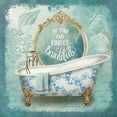 thumbnail image 3 of Knutsen, Conrad 15x15 Black Modern Framed Museum Art Print Titled - Mirror Bath II, 3 of 5