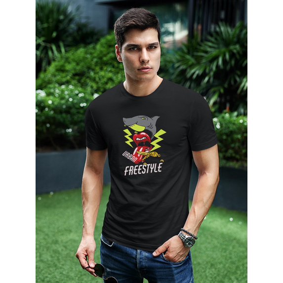 Surreal Skateboard Shark Tee Men's -Image by Shutterstock