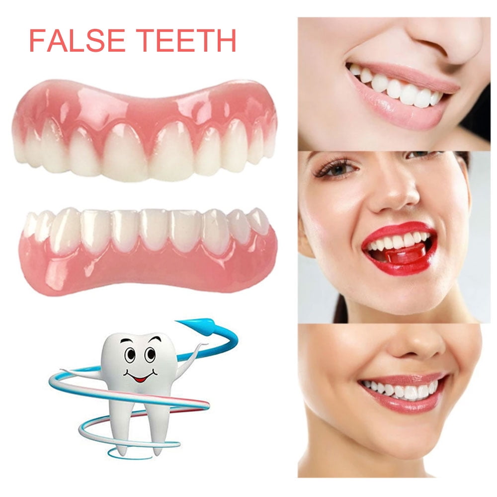 false teeth care