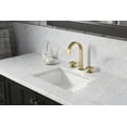 thumbnail image 4 of Kohler 77968-2MB Ribbon Design Bathroom Sink Faucet Spout, 1.2 GPM - Vibrant Brushed Moderne Brass, 4 of 5