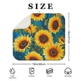 thumbnail image 4 of Sunflower Themed Dish Drying Mat for Kitchen Sink Microfiber Foldable Pad Absorbent Rack Mat Summer 16x18 Inch, 4 of 7