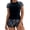 Brown, variant on FEOYA Women's Short Sleeved Rash Guard 2 Piece Ladies Swim Shirt Built-in Bra with Boyshort Two Piece Swimsuits Boyshorts Bottoms Tankini Bathing Suit Set Printed Sports Swimwear S