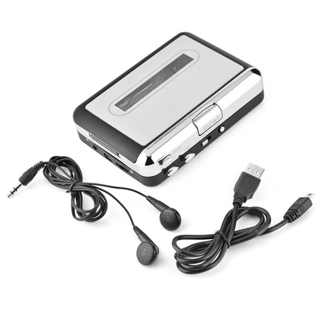 Convertisseur de Cassette, Facile à Utiliser Convertisseur de Cassette en MP3, Portable Fiable Plug And Play pour Lecteur de Musique