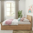 thumbnail image 2 of Max & Lily Twin Bed with Trundle, Classic Solid Wood Platform Bed with Panel Headboard, 2 of 10