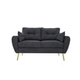thumbnail image 2 of Love Seat Kessa Muebles Chris Gris, 2 of 4