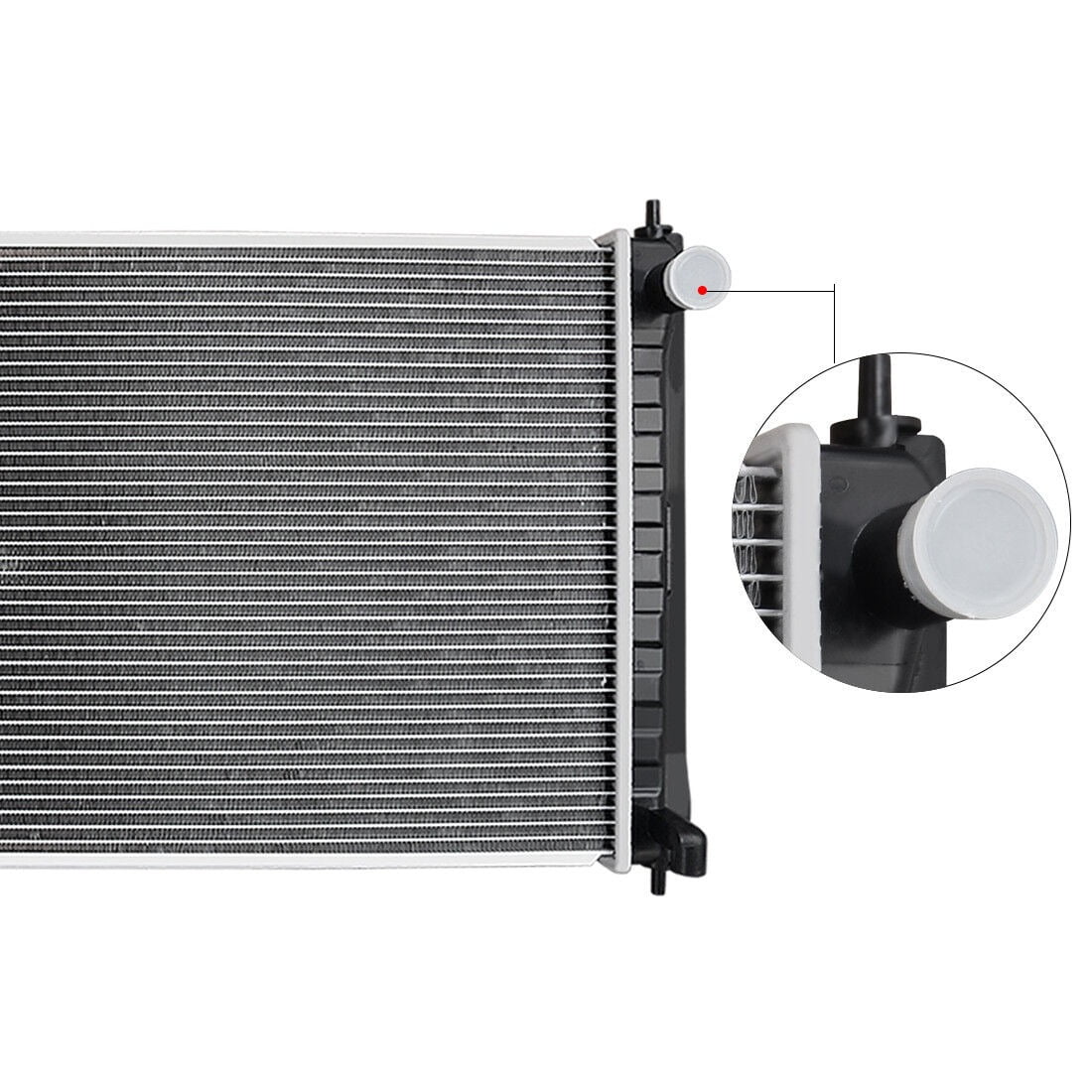 RVNI Radiator fit for 2007-2018 Altima 2.5L 3.5L L4 V6 2009-2020 Maxima 2.5L L4 3.5L V6 Aluminum