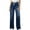 Dark Blue, variant on CQONEPT Womens Wide Leg Jeans Trendy Elastic Waist Denim Pnats with Pockets Drawstring Stretchy Straight Leg Baggy Pants Light Blue XL