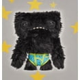thumbnail image 3 of Creative Gifts Ugly Cute Toys,Funny Ugly Monster, Plush,Collectible , Toy(Wide eyed Monster - Black), 3 of 3
