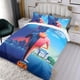 thumbnail image 3 of P624-Mi Villano Favorito Conjunto de sábanas temático, trío de piezas, cómodo y amigable con la piel, diseño único, regalo de decoración para el hogar para familiares, amigos y fans,135cm *200cm, 3 of 6