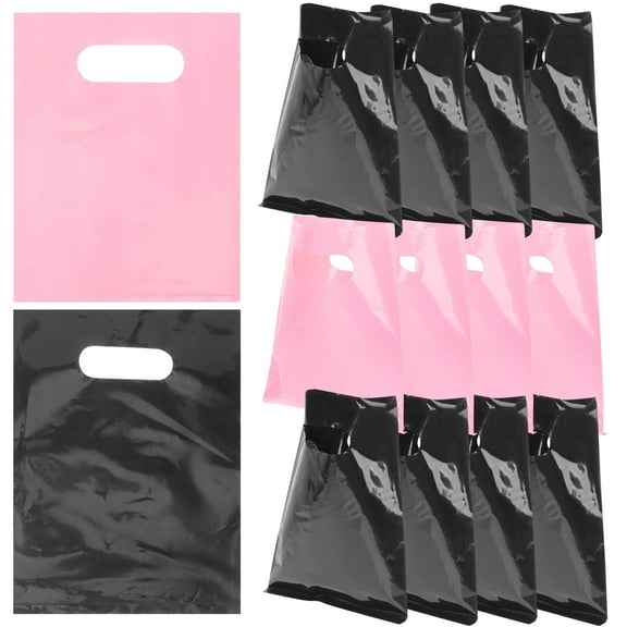 100Pcs T-shirt Bags Shopping Bag for Grocery Clothes Foods Restaurants Store