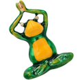 thumbnail image 2 of Adorable Shaped Brooch Creative Green Alloy Corsage For Weddings 1Pc, 2 of 4