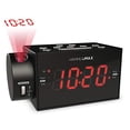 thumbnail image 2 of HANNLOMAX HX-109CR PLL Radio FM, reloj con alarma dual, proyección de hora, pantalla LED de 1,2 pulgadas, puerto USB para carga de 1 A, entrada auxiliar, funcionamiento con alimentación de CA únicamen, 2 of 5