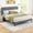 Grey, variant on Twin Bed Frame, Twin Size Platform Bed Frame with Headboard, Metal Slats Support, No Box Spring Needed, Noise Free, Black