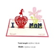 thumbnail image 3 of 2Pcs Mother's Day Cards 3D Greeting Cards Creative Blessing Cards Birthday Gift, 3 of 8
