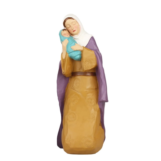 Kearding Estatuas de señora, figuritas de escritorio de estilo europeo abstracto, creatividad, decoración del hogar, adornos decorativos, manualidades Decoración del hogar Amarillo Kearding HA078962-01