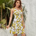 thumbnail image 5 of Teacher Pencils Dress Summer Street Style Dresses Female Sleeveless Printed Sundress, 5 of 7