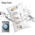 thumbnail image 6 of Honeii Summer Gnome Print Pillow Cases,Plush Throw Pillow Covers,Decorative Pillowcase for Sofa, Couch, Living Room-20"x30", 6 of 6