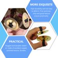thumbnail image 3 of CIMAXIC Finger Cymbals 4 Pcs Belly Dancing Cymbals Creative Finger Cymbals Musical Instruments,2.09"X2.09"X0.39", 3 of 5