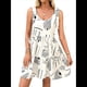 thumbnail image 2 of Vestido Corto Plisado Sin Mangas Informal de Verano para Mujer Albaricoque S, 2 of 7