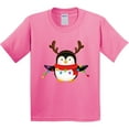 thumbnail image 3 of Inktastic Penguin Xmas Youth T-Shirt, 3 of 5