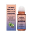 thumbnail image 1 of 1-3X Organic Golden Castor Oil Roll-On with Rose Quartz | 100% Pure for Skin 50ML, 1 of 5