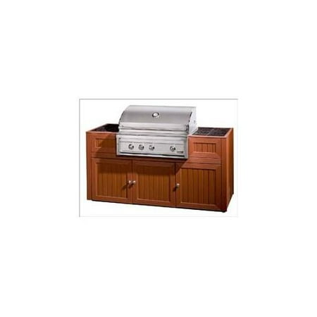 A & B Accesories ODK 900R Grill Cabinet - Deep Red