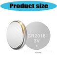 thumbnail image 4 of lanema 5Pcs CR2032/CR2025/CR2016 3V Capacity Safety Battery Coin Button Cell Lithium Batteries for Electronic Balanced Watches, 4 of 10