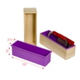 thumbnail image 2 of Soap Making Rectangle Silicone Mold and Cutter Set, 2 of 7