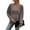 19#Coffee, variant on Women's Long Sleeve V Neck Tops 2025 Fall Fashion Casual Blouses Pullover Sweaters Tunics for Daily Outfits Khaki L